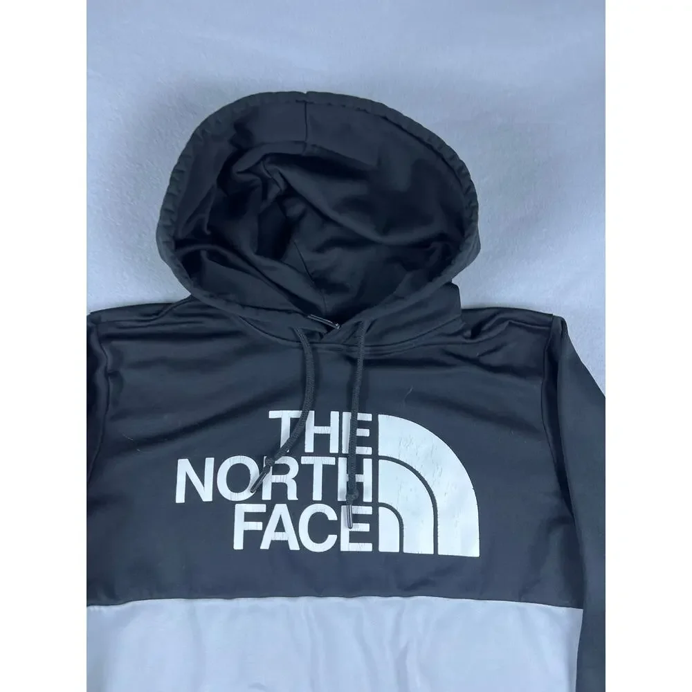 The North Face Black Hoodie Sweatshirt Mens Large Spellout Pullover Outdoors